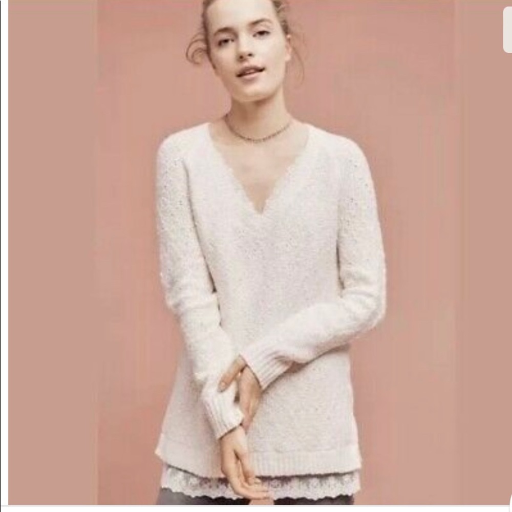 Anthropologie Nitted & Knotted sweater XS
